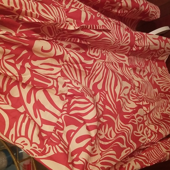 Mile Gabrielle Terracotta Jungle Tiered Skirt NWT Sz. 3X - Picture 3 of 10